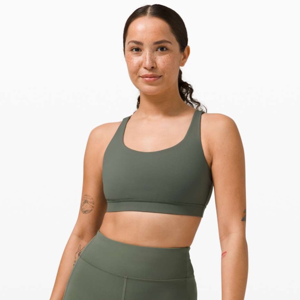 Lululemon Energy Bra (Smoked Spruce) Size 8